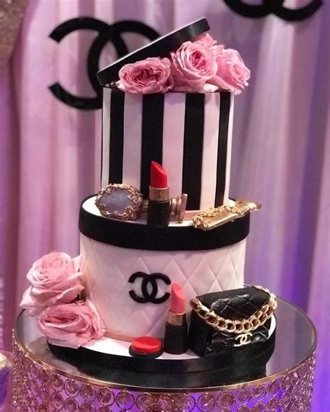 luxury pink chanel cake|luxury chanel cakes.